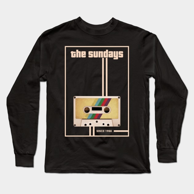 The Sundays Music Retro Cassette Tape Long Sleeve T-Shirt by Computer Science